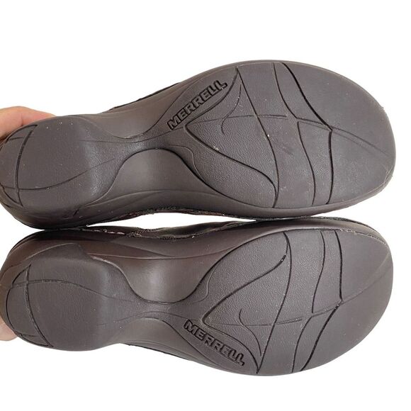Merrell Emma Leather Brunette Shoes Clogs Comfort Women's Size 7 - J45650 - Picture 14 of 16